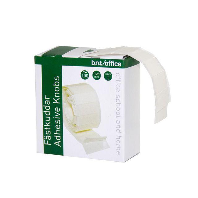 Adhesive pads double sided 25x12mm 100/pack