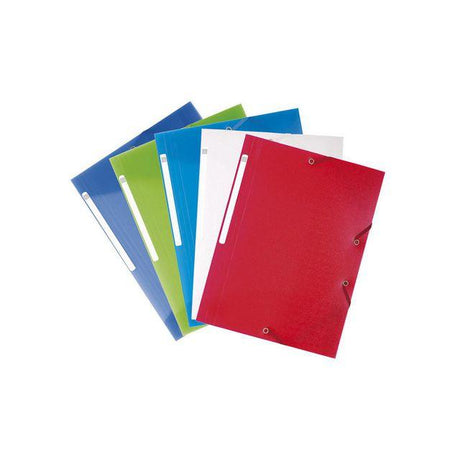 Rubber band folder PP 3kl 5f 10/pack