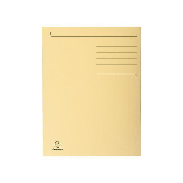 Folder EXACOMPTA 3-colour cardboard 280g A4 beige