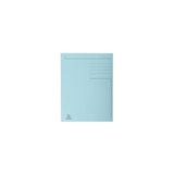 Folder EXACOMPTA 3-colour cardboard 280g A4 blue