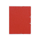 Rubber band folder cardboard u.kl. A4 red