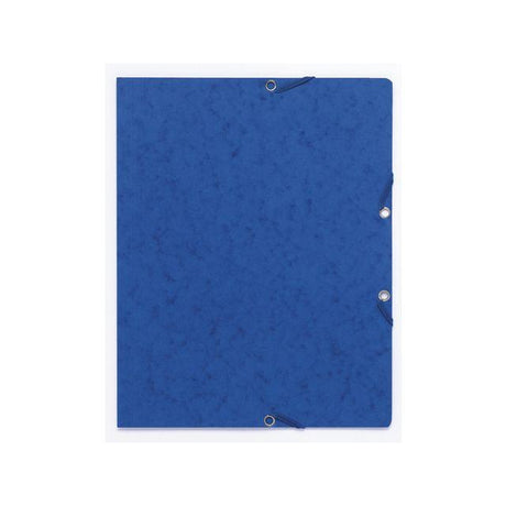 Rubber band folder cardboard u.kl. A4 blue
