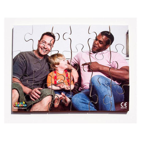 Puzzles different families 8 different puzzles