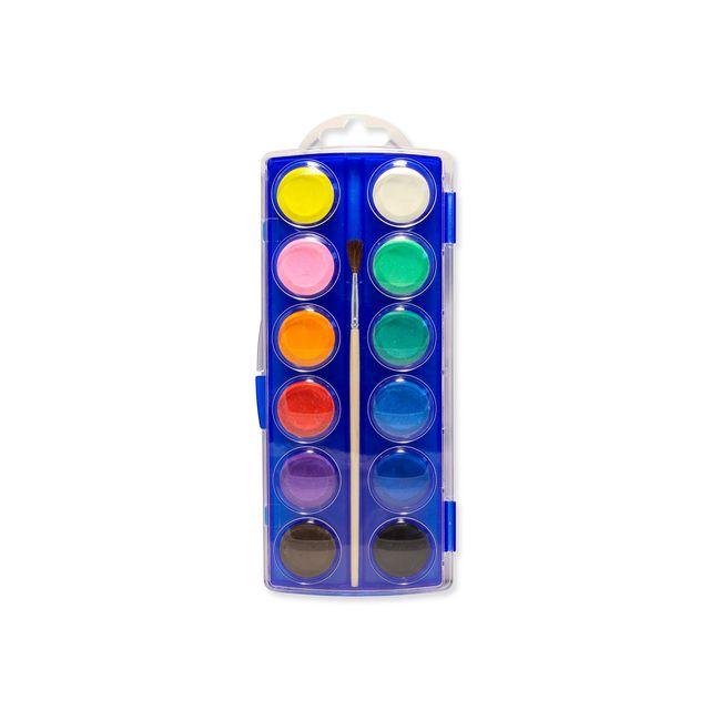 Watercolour box 12 colours