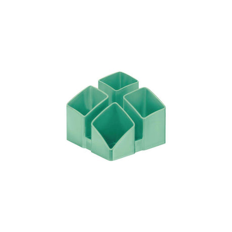Stylish rack HAN SCALA 4 compartments light green
