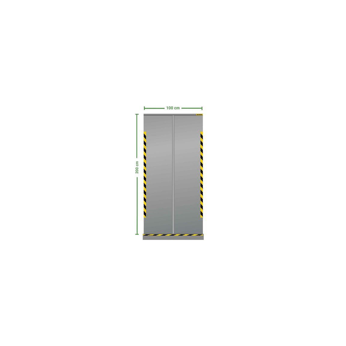 Protective screen roll-up 100x200cm