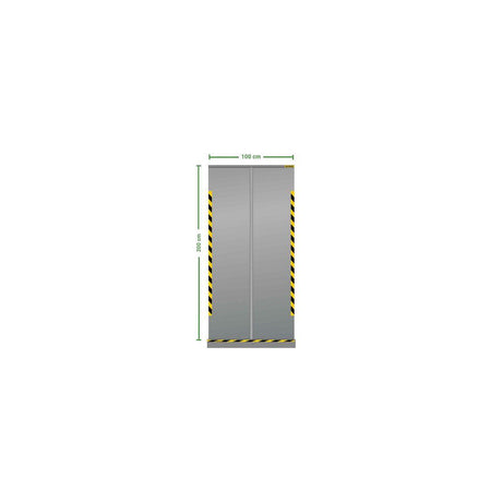 Protective screen roll-up 100x200cm