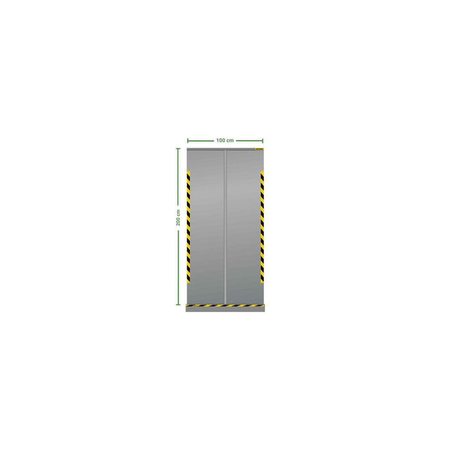 Protective screen roll-up 100x200cm
