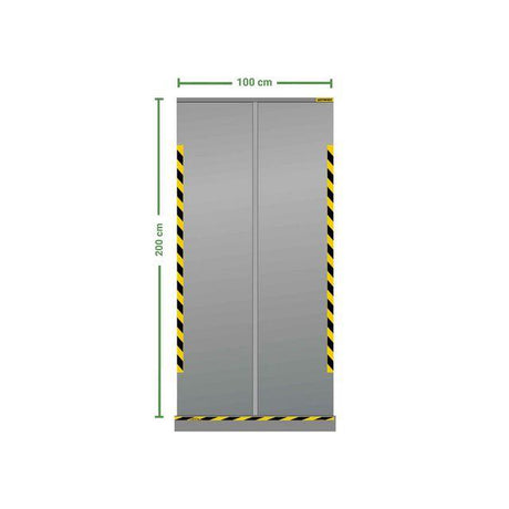 Protective screen roll-up 100x200cm