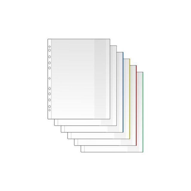 Plastic pocket folder A4 0,12mm neutral 100/pc