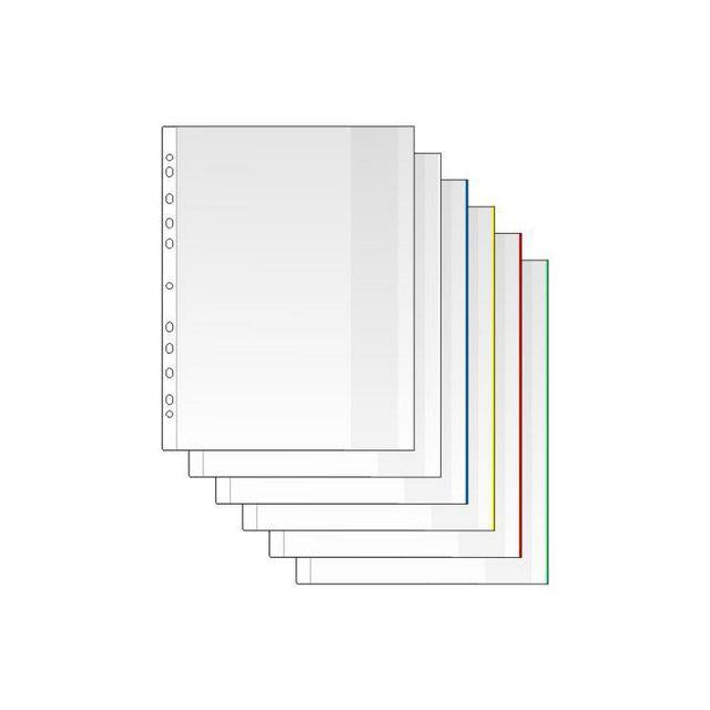 Plastic pocket folder A4 0,12mm yellow 100/pc