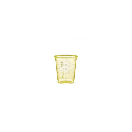 Medicine cup Eco 30ml narrow yellow 90/pack