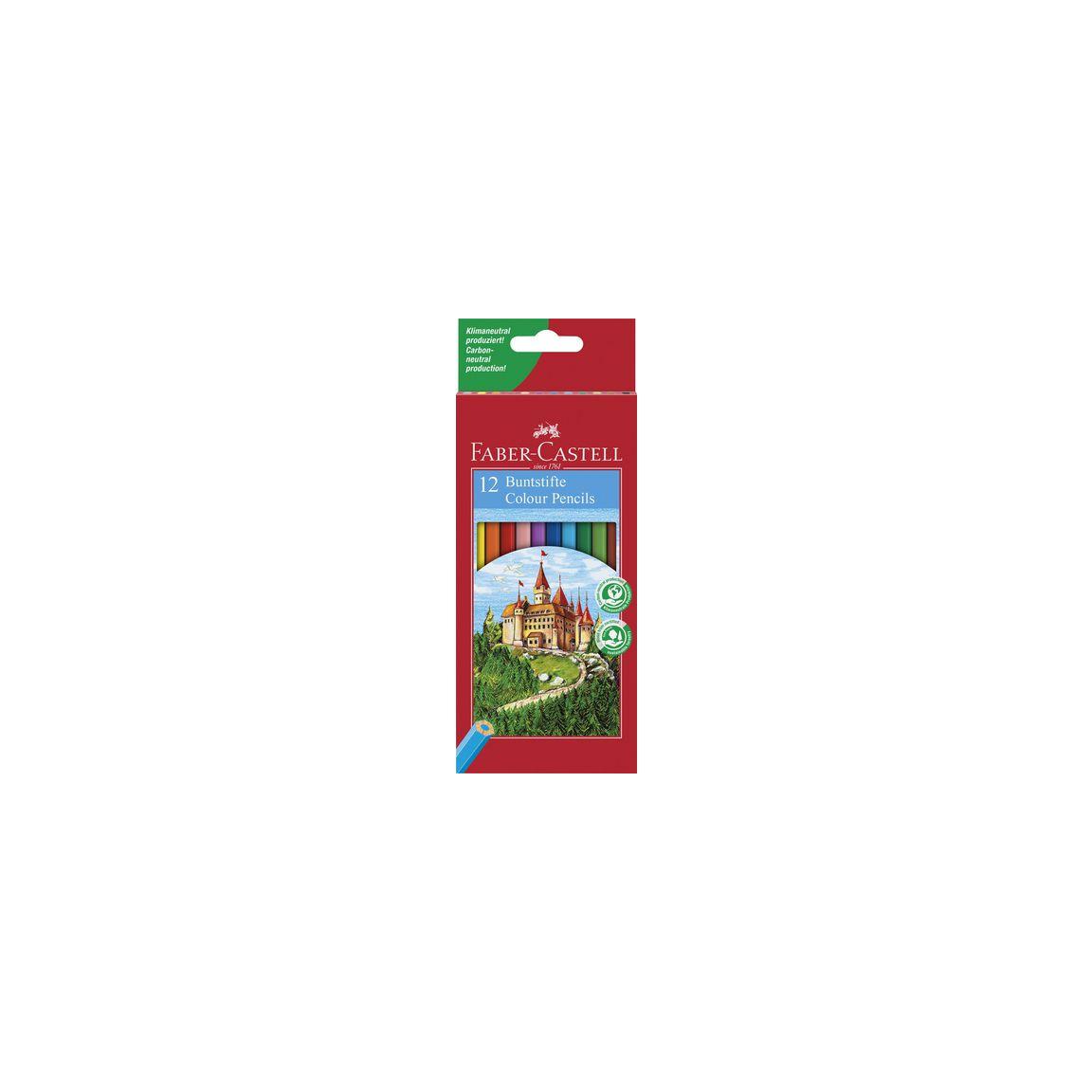 Coloured pencil FABER CASTELL Castle 12/pack