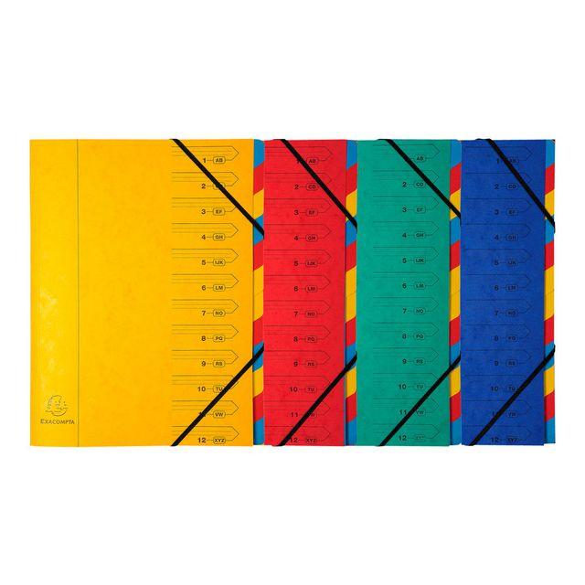 Sorting folder EXACOMPTA A4 12-pocket