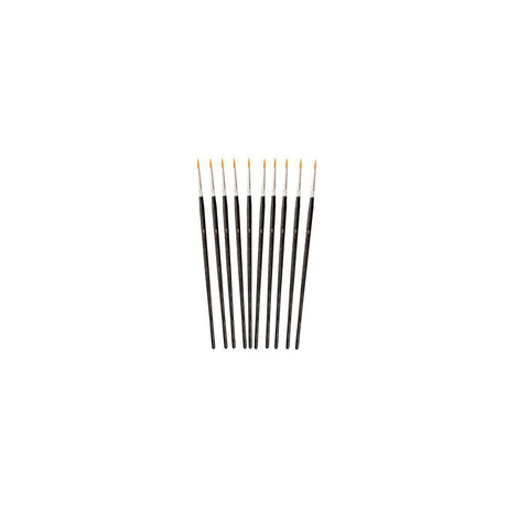 Synthetic brush round no 1 10/pack