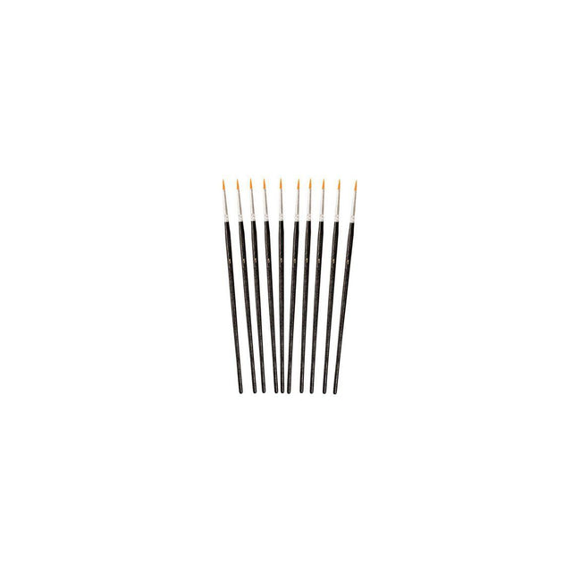 Synthetic brush round no 1 10/pack