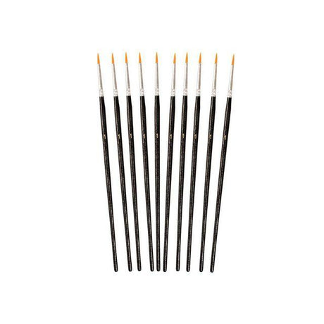 Synthetic brush round no 1 10/pack