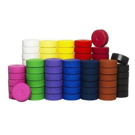 Colour block 44 mm cerise 6/pc