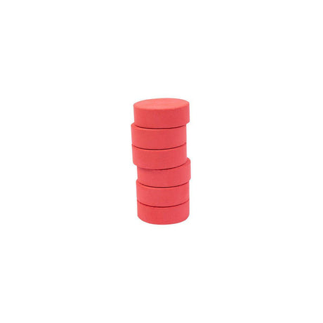 Colour block 44 mm light red 6/pc