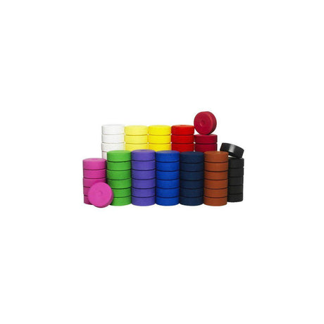 Colour block 44 mm black 6/pc