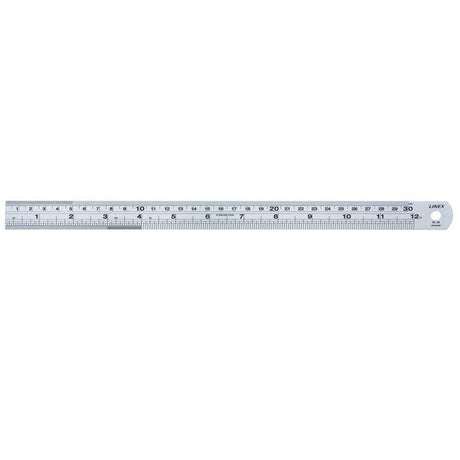 Ruler LINEX steel 30cm