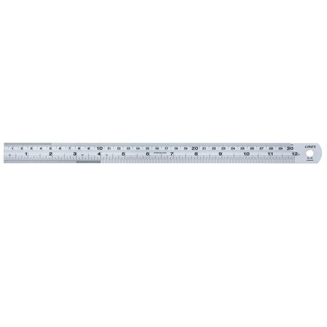 Ruler LINEX steel 30cm