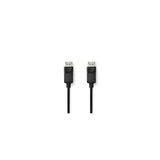 Cable NEDIS DP male - DP male 2m black