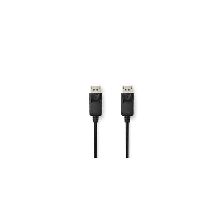 Cable NEDIS DP male - DP male 2m black
