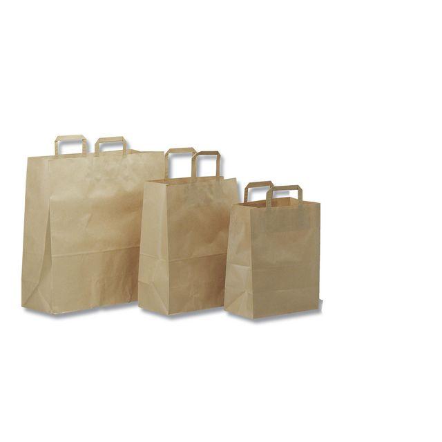 Paper carrier bag 16L brown 200/pack