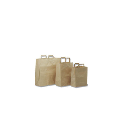Paper carrier bag 16L brown 200/pack