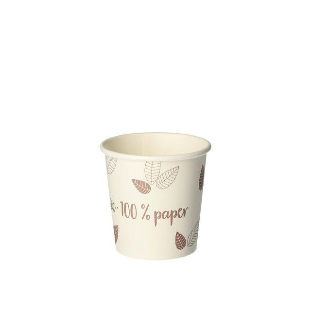 Paper cups PURE ZeroPlast 12cl 80/pc
