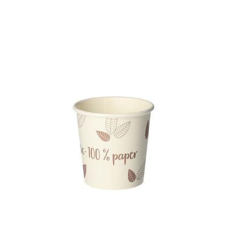 Paper cups PURE ZeroPlast 12cl 80/pc
