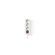 Branch outlet NEDIS earthed 3-way 1.5m white