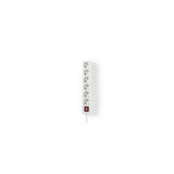 Branch outlet NEDIS earthed 6-way 1.5m white