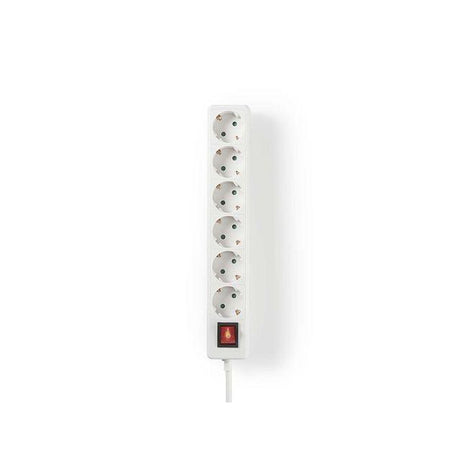 Branch outlet NEDIS earthed 6-way 1.5m white