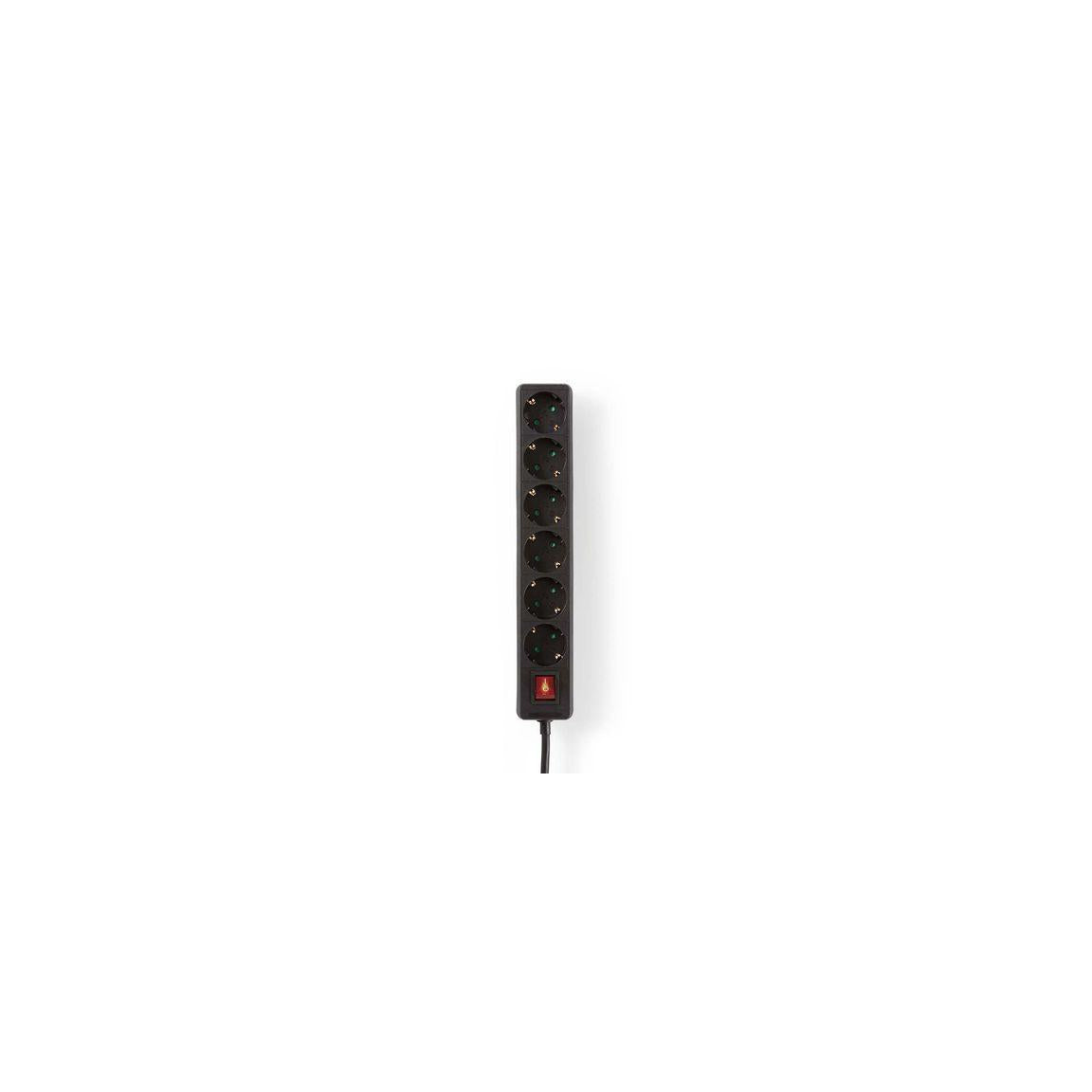 Branch outlet NEDIS earthed 6-way 1.5m black