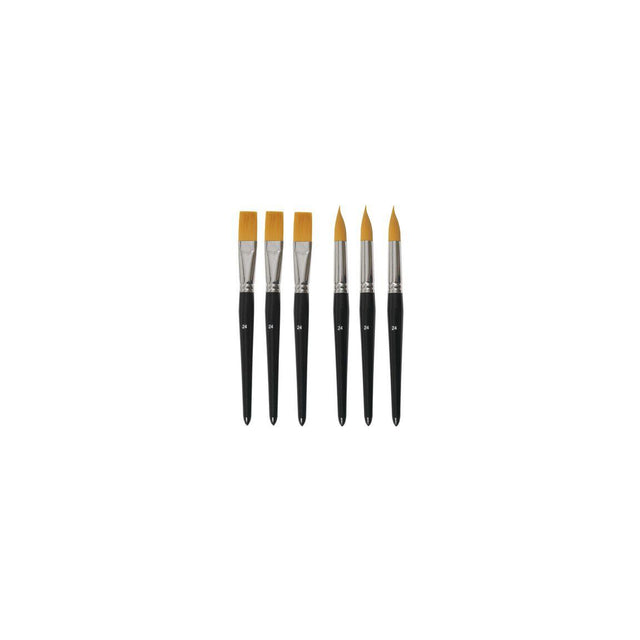 Synthetic brushes no 24 6/pack