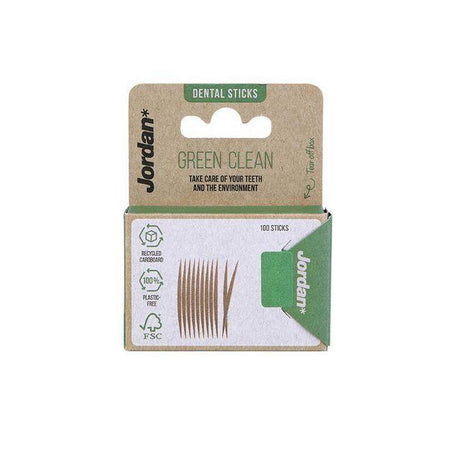 Toothpicks JORDAN Green Clean 100/pack