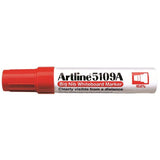 Whiteboard pen ARTLINE 5109A oblique red