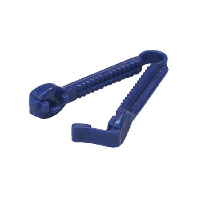 Catheter clamp one size blue