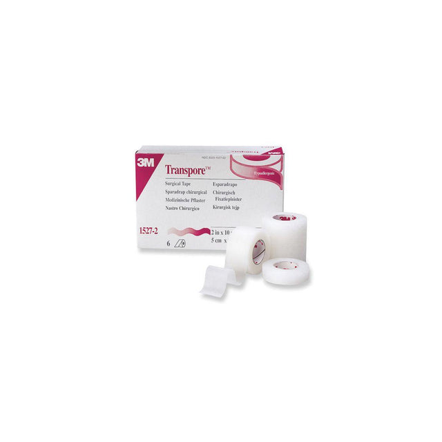 Transpore 5,0cmx9,1m 6/pack