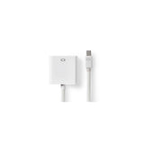 Adapter NEDIS MiniDP-VGA ha-ho 0,2m white