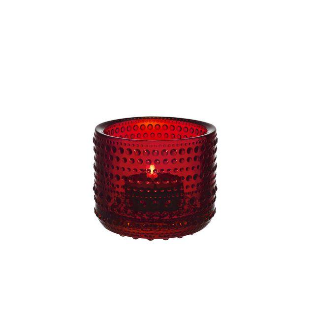 Candle lantern IITTALA Kastehelmi 64mm red