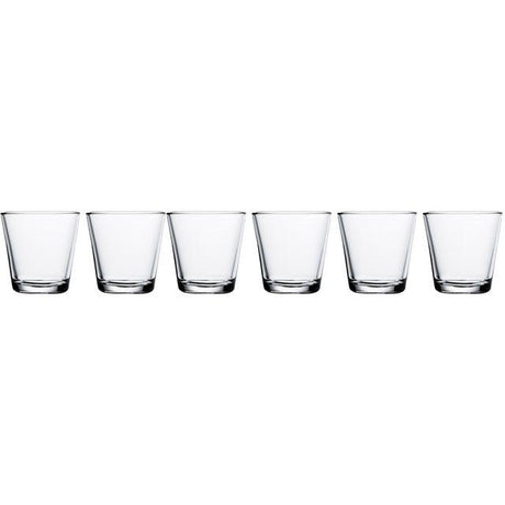 Glass IITTALA Kartio 21cl clear 6/pack