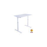SUN-FLEX height adjustable table 120x60cm white