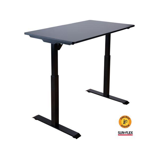 Table height adjustable SUN-FLEX 120x60cm black