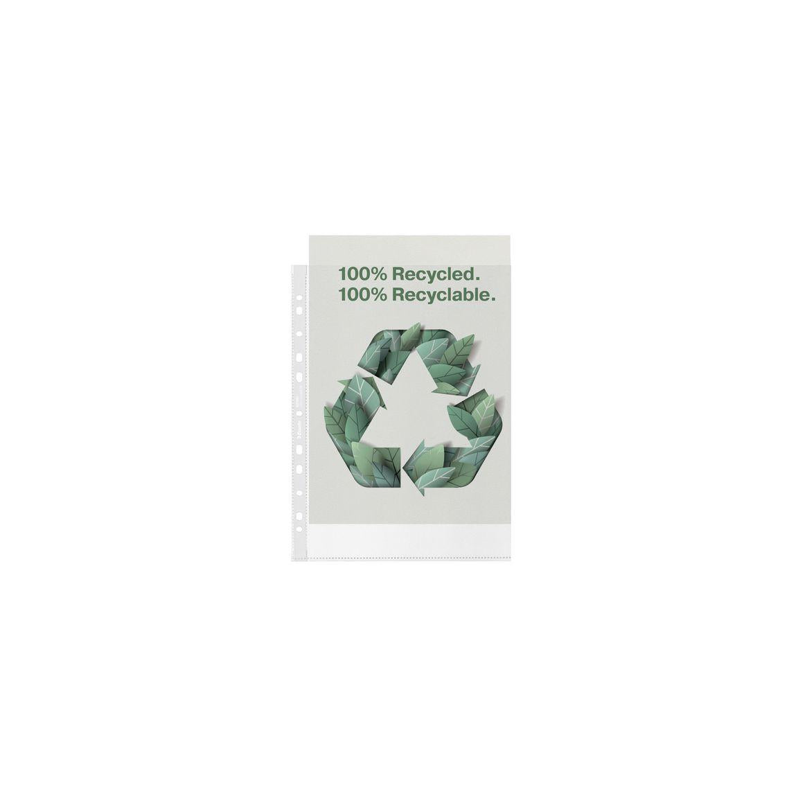 Plastic pocket ESSELTE rec A4 0,10 50/pack