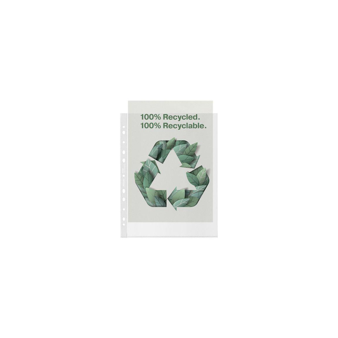 Plastic pocket ESSELTE rec A4 Maxi 50/pack