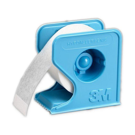 Micropore White w/holder 5,0cmx9,1m 6/pc