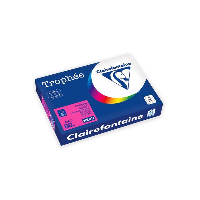 TROPHEÉ A4 80g oh neon pink 500/pack